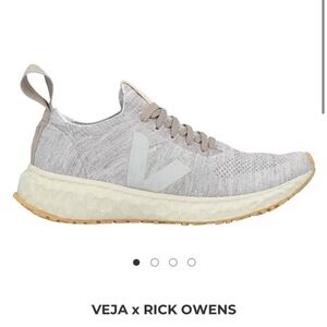 VEJA x Rick Owens V-Knit Lace-Up Sock Running Sneakers Women’s Size 6 Sold Out